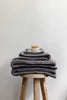 4-Piece Waffle Bathroom Set - Charcoal