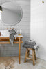 black and white pompom bathroom towel set luxury turkish cotton