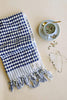 Blue Hand Towel Turkish cotton bathroom towel set