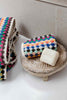 Colourful Candy Pompom Bathroom Set with Turkish cotton towels and pompom details