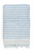 Pale blue Turkish cotton bath towel soft and absorbent