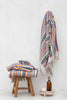 Colourful Pompom Turkish Cotton Bath Sheet Candy with tassels