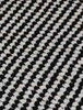 Black and white pompom Turkish cotton hooded baby towel by Miss April
