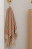 Pastel sorbet pompom Turkish cotton hand towel