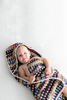 Pompom Turkish Cotton Hooded Baby Towel - Multicoloured